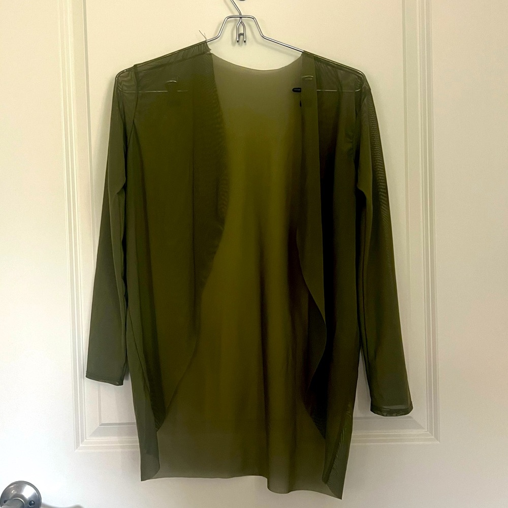 Green 2 piece with jacket dance costume